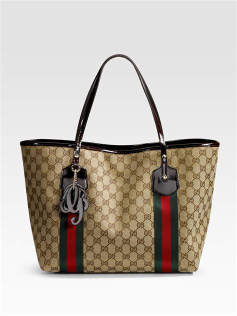 gucci canvasshoulder bag|Gucci extra large tote bag.